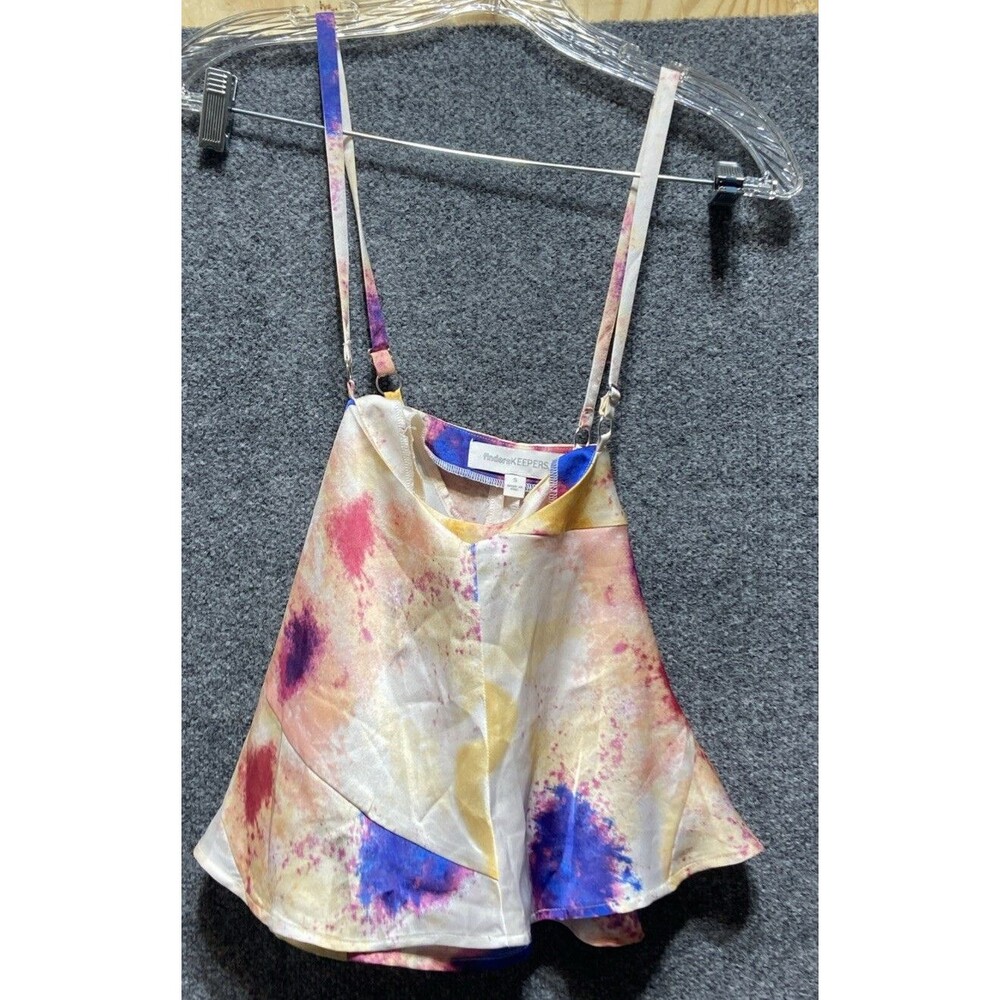 Finders Keepers Spray Paint Tank Top Size Small nwot